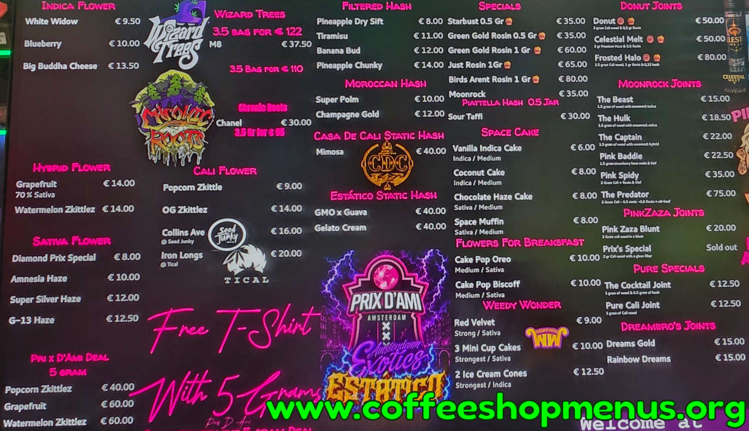menu picture
